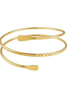 Women Gold Arm Bracelet Upper Arm Upper Arm Cuff Gold Cuff Bracelets‎ Minimalist